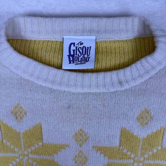 Gisou 2022 Holiday Limited Edition Ugly Christmas Sweater Womens OS Pastel - Picture 3 of 10